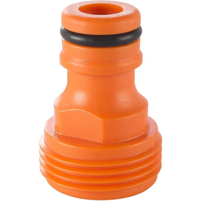 Conector para Manguera 3/4" Plástico Verde/Naranjo