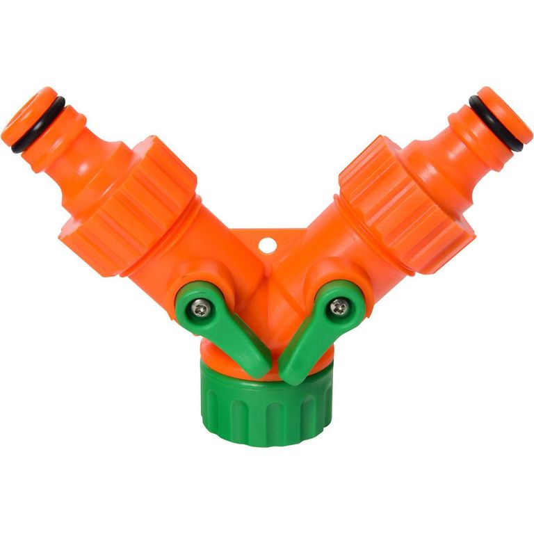 Unión para Llave doble Salida 1/2" y 3/4" Plástico