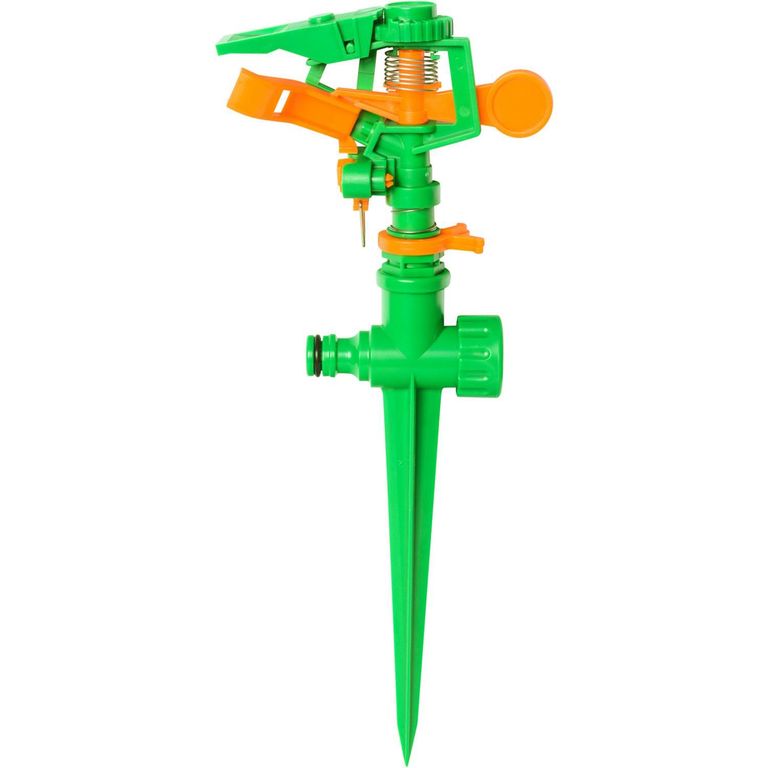 Regador Aspersor con Estaca Plástico Verde