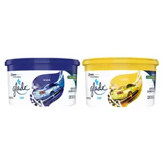 GLADE - Ambientador para Auto Gel Car Ambientador para AutoAcqua / Citrus x 2 unidades
