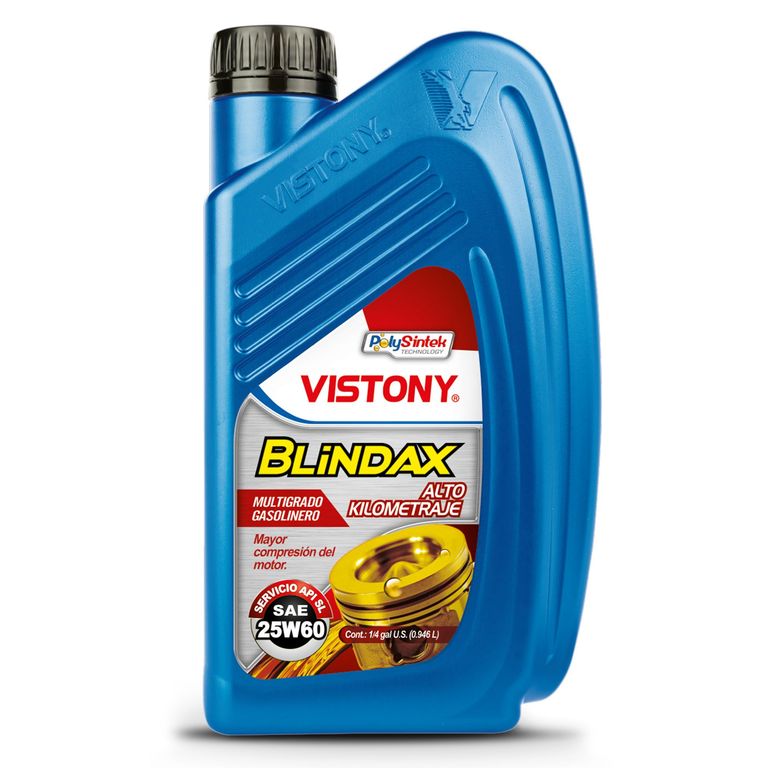 Aceite Alto Kilometraje 25W60 1/4 Gl