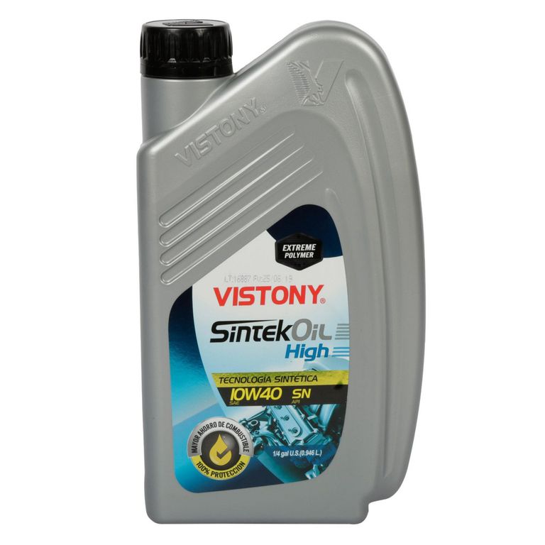 Aceite para Motor Vistony 10W40 Sintek 1/4 Gl