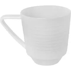 JUST HOME COLLECTION - Mug 12 cm Ring 350 ml Porcelana Blanco