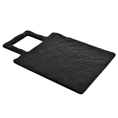 JUST HOME COLLECTION - Tabla para piqueos porcelana negra