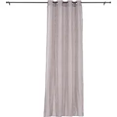 JUST HOME COLLECTION - Cortina de Velo Hojas 140x220cm Taupe