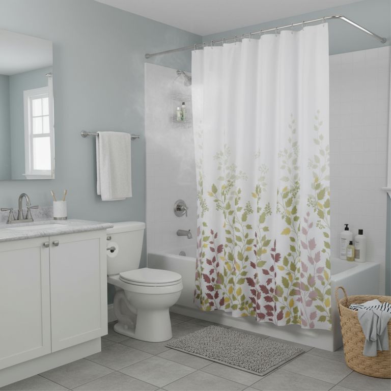 Cortina de baño Otoño 180x180 cm