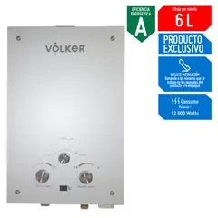 VOLKER - Terma a Gas GLP 6 litros
