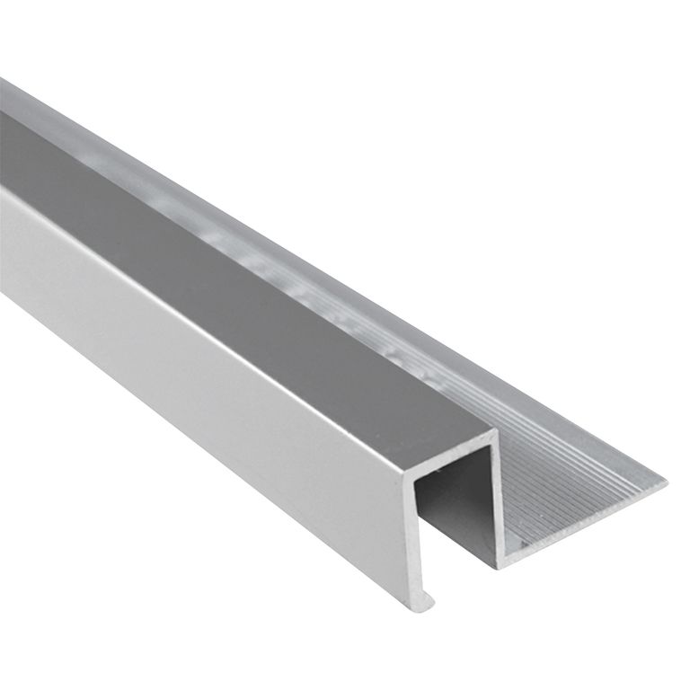 Perfil Cuadrado de Aluminio Brilloso 12.5mm