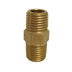 GENERICO - Unión Macho de Bronce de 1/4" NPT