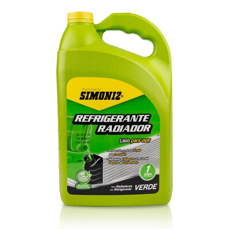 Refrigerante Simoniz Radiador Qualitor Verde 1gl