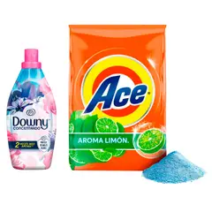undefined - Detergente en Polvo Ace Limón 4 kg. + Suavizante Downy Floral 1.4L