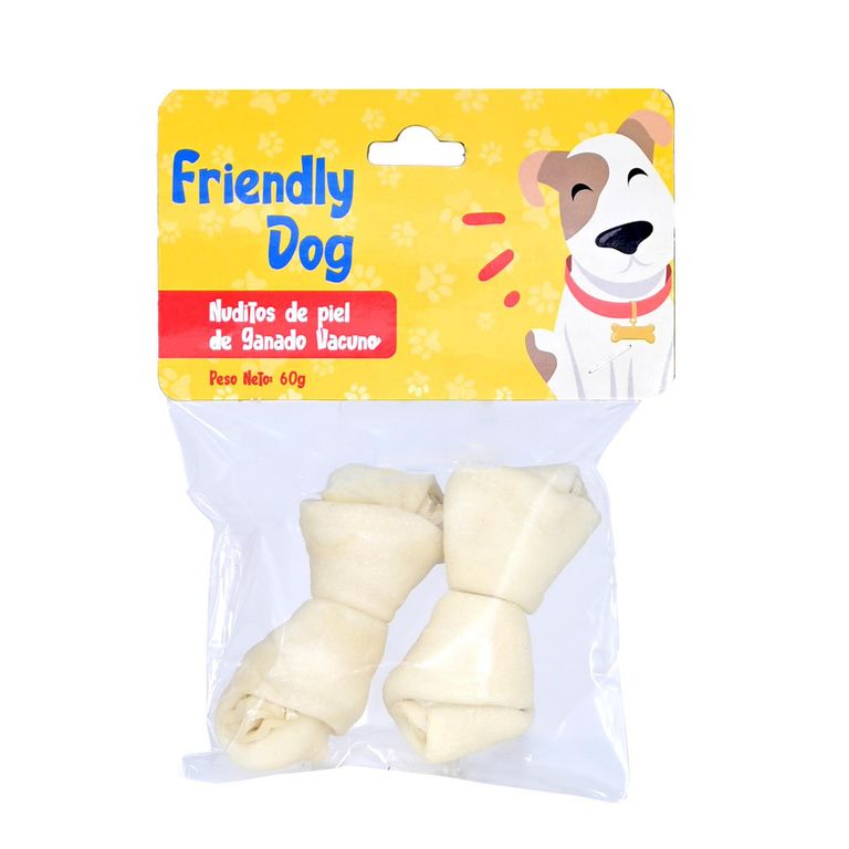 Friendly Dog Nuditos De Piel De Ganado Vacuno 60 G
