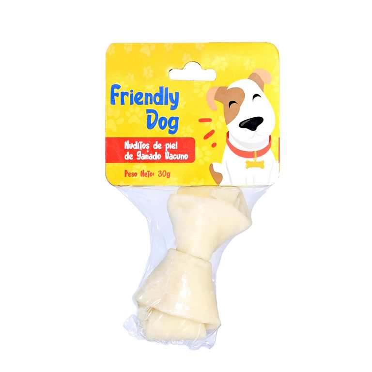 Friendly Dog Nuditos De Piel De Ganado Vacuno 30 G