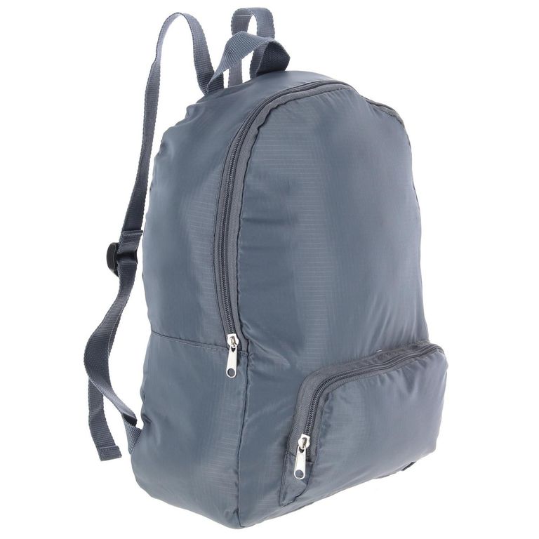 Mochila Reducible Unisex 28x13x19cm Gris