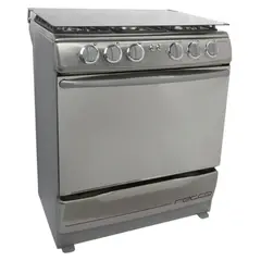 RECCO - Cocina a Gas 5 Hornillas Dakota Inox