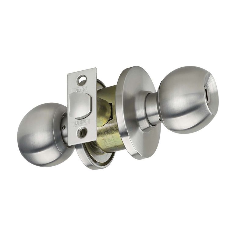 Cerradura de Pomo Baño Acero Inoxidable.