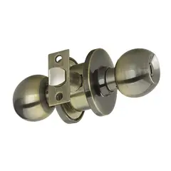 CANTOL - Cerradura de Pomo Baño Bronce Antiguo