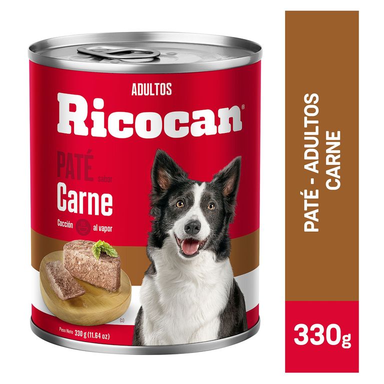 Ricocan Alimento Húmedo para Perro Adulto Sabor Carne 330 gr