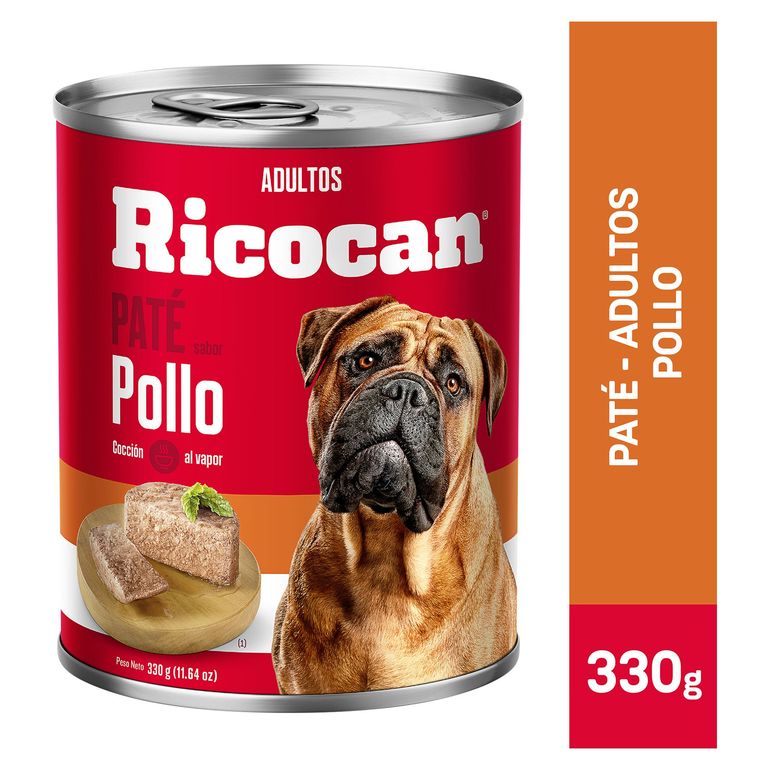 Ricocan Alimento Húmedo para Perro Adulto Sabor Natural 330 gr