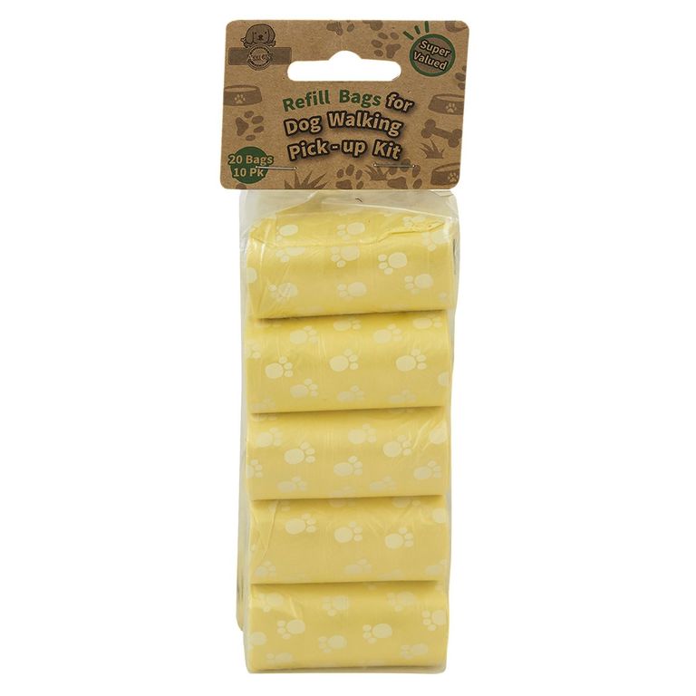 Bolsas Biodegradables para Perros x10 rollos Amarillo