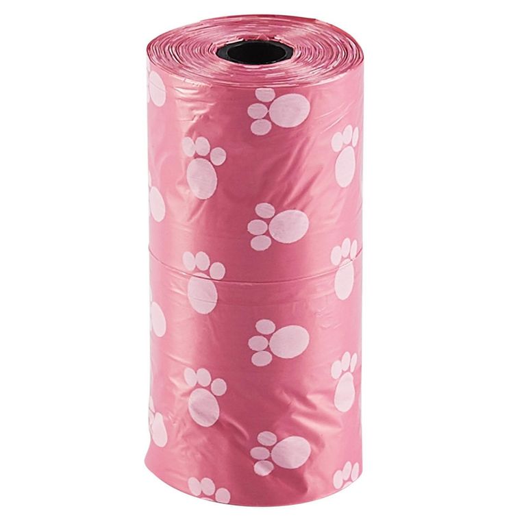 Bolsas Biodegradables para Perros x10 rollos Rosado