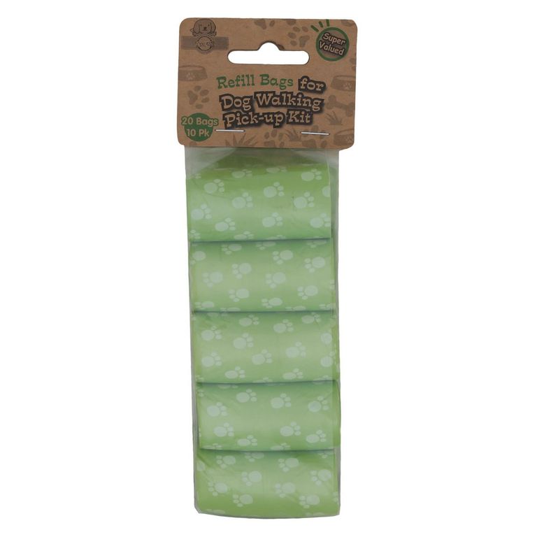 Bolsas Biodegradables para Perros x 10 rollos Verde