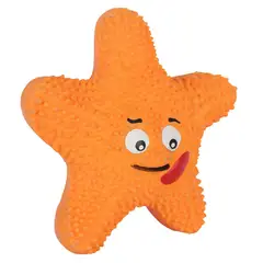 ACCECAN - Juguete para Perros Estrella de Mar Plástico Color Naranja