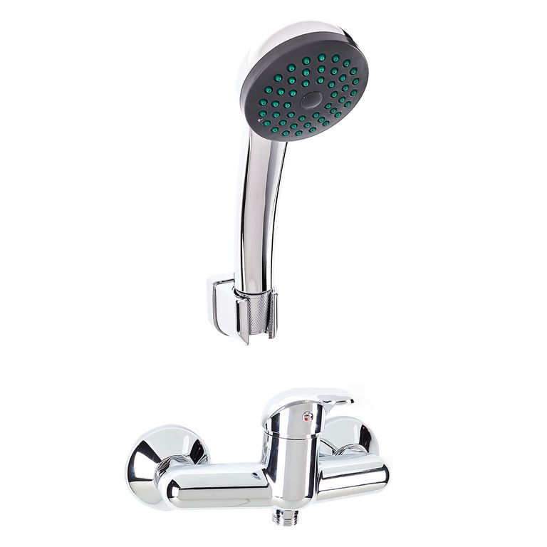 Monomando Ducha Almagro Plateado