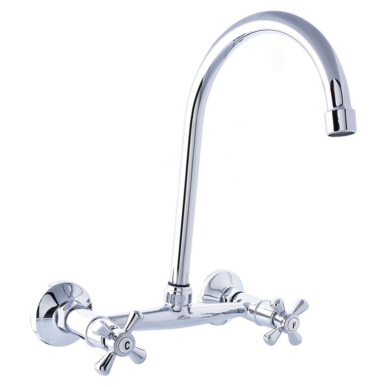 Grifería de Cocina Mezcladora Cádiz 8" para Pared