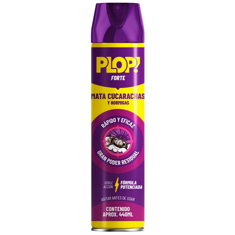 Líquido Insecticida Mata Cucarachas Forte en Aerosol 440 ml Plástico