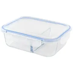 JUST HOME COLLECTION - Taper de Vidrio Rectangular con División 1.52 L