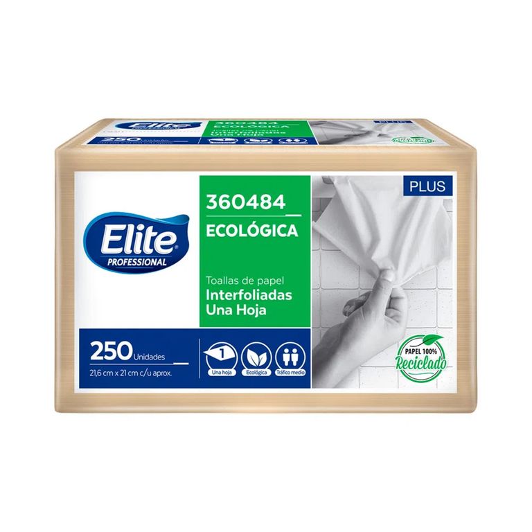 Papel Toalla Interfoliado Elite 250 Toallas