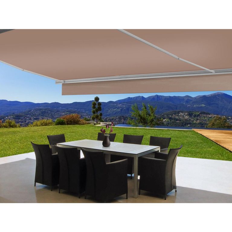 Toldo Retráctil 2.90 x 2m Beige Oscuro