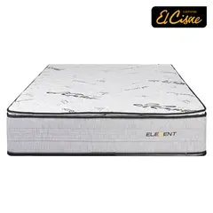 EL CISNE - Colchón Element King + 3 Almohadas + Protector
