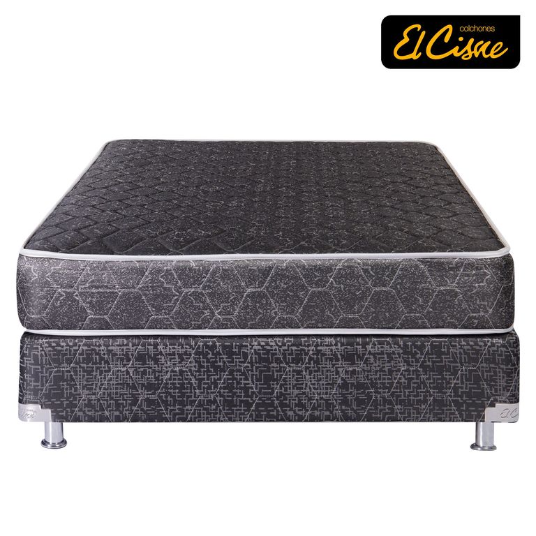 Cama Americana El Cisne Basic 1.5 Plazas + Colchón