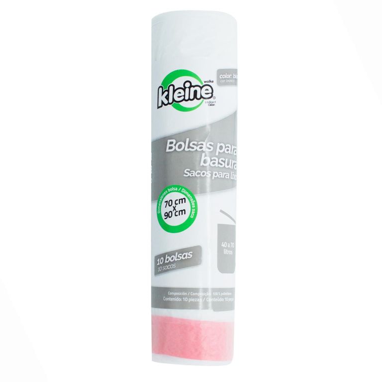 Bolsa para Basura Blanca 70 Litros 10und