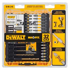 DEWALT - Set de Puntas Acero MaxFit y Sujetador DWA2SLS32 x 32 Piezas