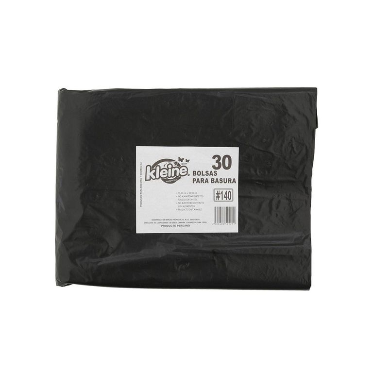 Bolsa de Basura Negra 140 Litros 30und
