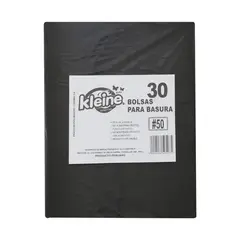 KLEINE WOLKE - Bolsa de Basura Negra 50 Litros 30und