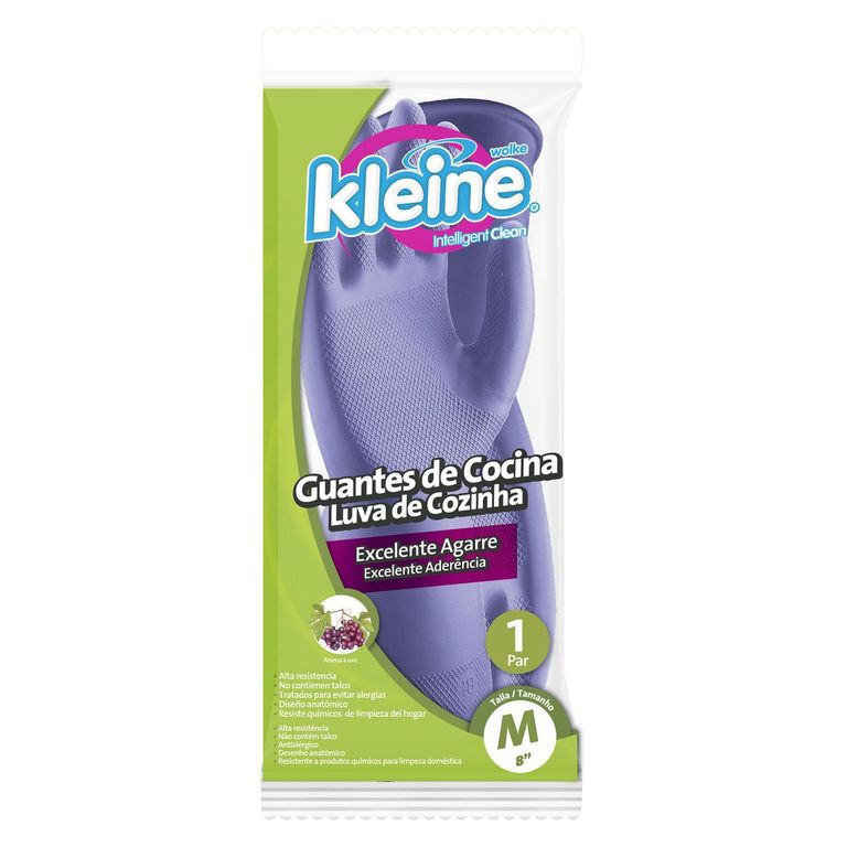 Guantes de Cocina Látex Talla M - Morado