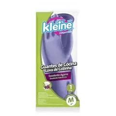 KLEINE WOLKE - Guantes de Cocina Látex Talla M - Morado
