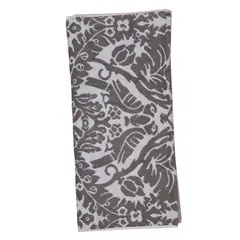 JUST HOME COLLECTION - Toalla de Baño de Algodón Garden 75x140cm Gris