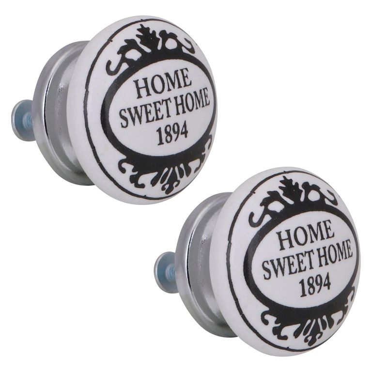 Jalador de Perilla 40 mm Porcelana Home x 2 unid