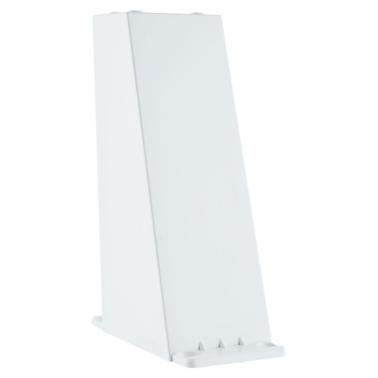 Patas para Muebles inclinada ABS Blanco 120 mm