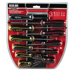 REDLINE - Set Desarmadores Acero 31 Piezas