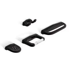 CORONA - Accesorios para Baños Astro Porcelana Negro Set 4 Und