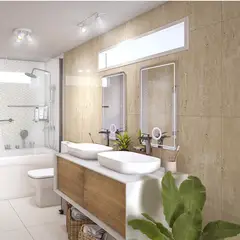 SENSI DACQUA - Espejo LED de Baño Rectangular Milano 120x70cm