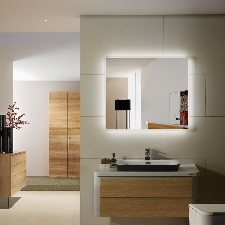 Espejo LED de Baño Rectangular Dawn 80x70cm