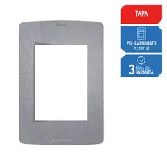 SILIGHT - Placa Ciega Gris Argento