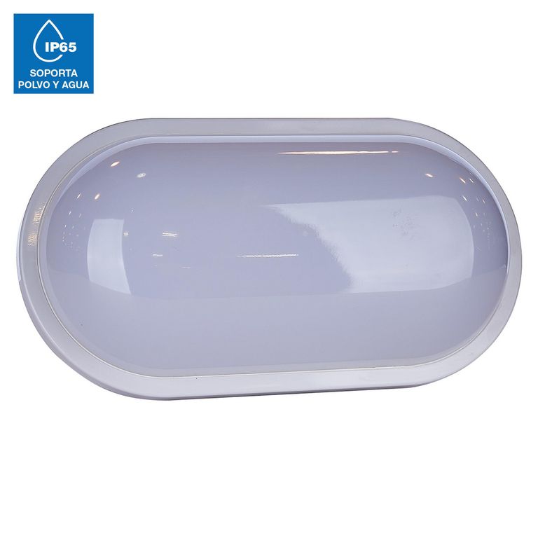 Aplique Exterior LED Ovalada 20W IP65 Blanco Luz Cálida